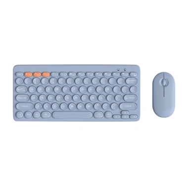 Combo Bàn Phím & Chuột Không Dây Mini KB-201 2.4GHz USB Full Box BH 6T Giá 220k