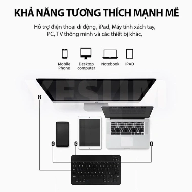 Combo Bàn Phím Chụt Không Dây Bluetooth Silent - Gaming & Văn Phòng, Giá 224.750₫