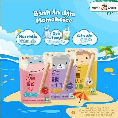 Combo Bánh Gạo Ăn Dặm 6 Tháng Bé - Thương Hiệu Hàn Quốc, Giá 177,000 VND 11 Combo Bánh Gạo Ăn Dặm 6 Tháng Bé - Thương Hiệu Hàn Quốc, Giá 177,000 VND 11