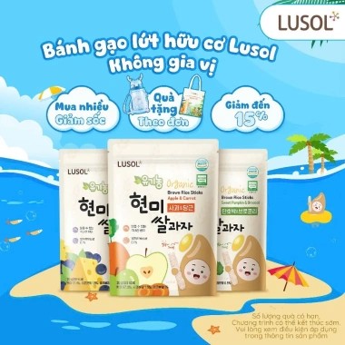 Combo Bánh Gạo Ăn Dặm 6 Tháng Bé - Thương Hiệu Hàn Quốc, Giá 177,000 VND 12 Combo Bánh Gạo Ăn Dặm 6 Tháng Bé - Thương Hiệu Hàn Quốc, Giá 177,000 VND 12