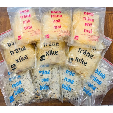 Combo bánh tráng 3 vị: xì ke, rong biển, phô mai – Giá ưu đãi 150.000 (190.500)