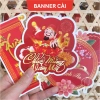 Combo Banner Tết 50/30 cái - Thiệp cài quà tặng - Chúc mừng Năm Mới, Giá 60.000 VND