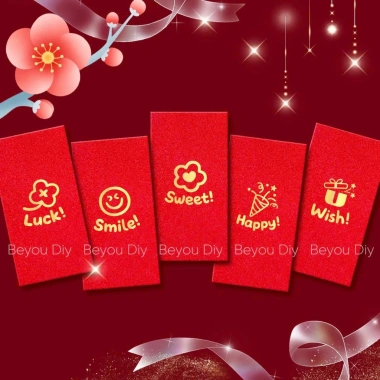 Combo Bao Lì Xì Đỏ Ánh Kim 10/20/40/60 Thiết Kế Mới May Mắn Tết & Cưới Hỏi Giá 26.000₫