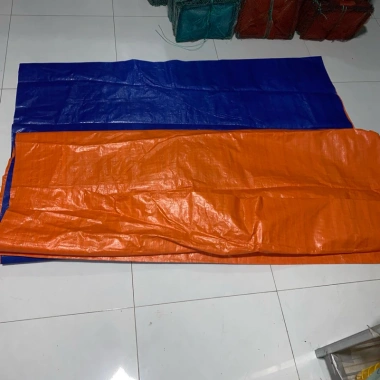 Combo bạt xanh cam 10m 2 lớp, khổ 4-3-2m - Che mưa nắng, đậy vật dụng, bể nuôi ốc - Giá ưu đãi 228.000đ 3