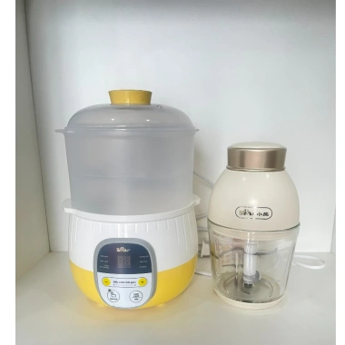 Combo Bear Nồi nấu chậm 0.8L + Chưng yến + Máy xay ăn dặm 0.6L D02Q1 – BH 18 tháng, 1.074.000₫