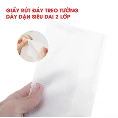 Combo bịch khăn giấy Silkwell rút đáy 450g 2 lớp siêu dai bột gỗ nguyên chất không tẩy trắng giá 89.000 3