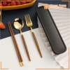 Combo Bộ Ăn Tiện Lợi Cao Cấp: Thìa, Đũa, Hộp Đựng - Dùng Văn Phòng, Giá Ưu Đãi 35k