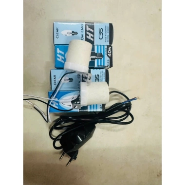 Combo bộ điện cho hộp đá muối xông chân - dây điện, bóng đèn, dây chiết áp, giảm giá 19% chỉ 150.000đ 2 Combo bộ điện cho hộp đá muối xông chân - dây điện, bóng đèn, dây chiết áp, giảm giá 19% chỉ 150.000đ 2