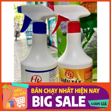 Combo bộ đôi siêu tẩy đa năng 500ml: Sạch mốc, sáng màu vải, chỉ 99.000₫ 2