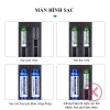 Combo Bộ sạc K65 + Pin 18.650 3.7V 2.500/3.000mAh - Dùng cho đèn, xe điện, Giá 89.000đ 3