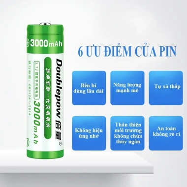 Combo Bộ sạc K65 + Pin 18.650 3.7V 2.500/3.000mAh - Dùng cho đèn, xe điện, Giá 89.000đ 8 Combo Bộ sạc K65 + Pin 18.650 3.7V 2.500/3.000mAh - Dùng cho đèn, xe điện, Giá 89.000đ 8