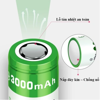 Combo Bộ sạc K65 + Pin 18.650 3.7V 2.500/3.000mAh - Dùng cho đèn, xe điện, Giá 89.000đ 9 Combo Bộ sạc K65 + Pin 18.650 3.7V 2.500/3.000mAh - Dùng cho đèn, xe điện, Giá 89.000đ 9