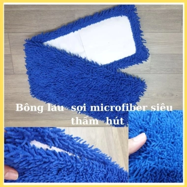 Combo Bông Miếng Nùi Lau Nhà Bẹ San Hô 45-90cm Thay Thế Microfiber Siêu Thấm Hút 5 Combo Bông Miếng Nùi Lau Nhà Bẹ San Hô 45-90cm Thay Thế Microfiber Siêu Thấm Hút 5