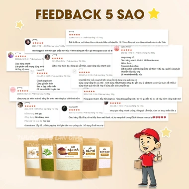 Combo bột siêu trắng da - bột đậu đỏ, trà xanh, yến mạch, cám gạo, cafe - 30.000đ 6 Combo bột siêu trắng da - bột đậu đỏ, trà xanh, yến mạch, cám gạo, cafe - 30.000đ 6
