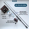 Combo Cần Câu Lure Sói Đen Máy Ngang và Đứng - Bộ Lure Cá Lóc Giá Rẻ 100k - SHIWA 2