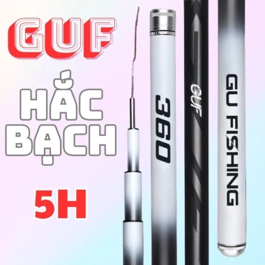 Combo Cần Câu Tay GUF Hắc Bạch 5H 28i - Chuyên Rô Diếc Chép, Bộ Đầy Đủ, Giảm Giá 99.000 VND