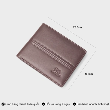 Combo cặp da công sở cao cấp Fadoda FCD309 + ví da bò thật VN046 - Chỉ 599.000₫