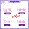 Combo Cặp Đệm Kính Silicon TinyShine Nhỏ Gọn Nữ Giữ Gọng Chống Trượt Siêu Nhẹ 49k