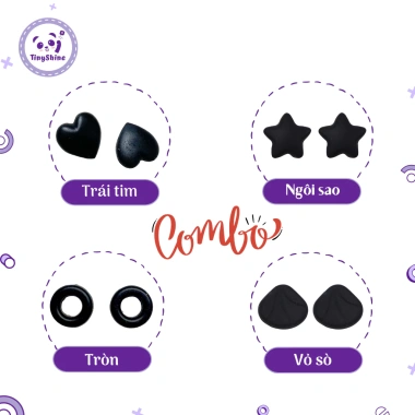 Combo Cặp Đệm Kính Silicon TinyShine Nhỏ Gọn Nữ Giữ Gọng Chống Trượt Siêu Nhẹ 49k 8