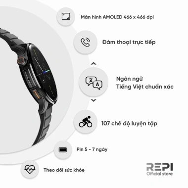 Combo Cặp Đôi Đồng Hồ Thông Minh BEEWACTH ACTIVE 1 + REPI BAND - Bảo Hành 12 Tháng - Nghe Gọi Trực Tiếp - 2.390.000 VND