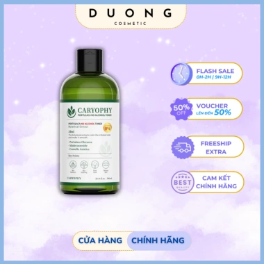 Combo CARYOPHY Portulaca Hàn Quốc chăm sóc da mụn - Toner, Serum, Kem dưỡng, Mặt nạ 239.000₫ 9
