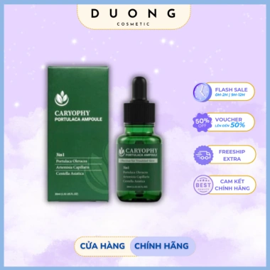 Combo CARYOPHY Portulaca Hàn Quốc chăm sóc da mụn - Toner, Serum, Kem dưỡng, Mặt nạ 239.000₫ 10