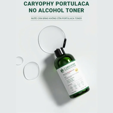 Combo Caryophy Portulaca Hàn Quốc - Toner, Serum, Kem dưỡng, Mặt nạ da mụn, Giá ưu đãi 307k
