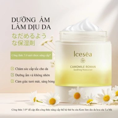 Combo Chăm Sóc Da 5 Món Cúc La Mã ICESEA - Cấp Ẩm, Dưỡng Ẩm, Sáng Da, Phục Hồi, Tái Tạo Làn Da - Giá 759.000₫