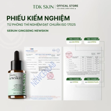 Combo chăm sóc da Serum Newskin + Sữa rửa mặt Golden Clean Foam - Làm sạch sâu, dưỡng ẩm, giá chỉ 468.000₫