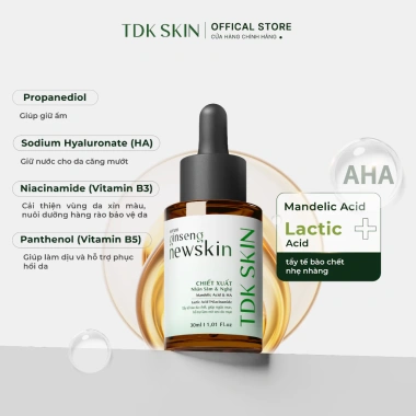 Combo chăm sóc da Serum Newskin + Sữa rửa mặt Golden Clean Foam - Làm sạch sâu, dưỡng ẩm, giá chỉ 468.000₫