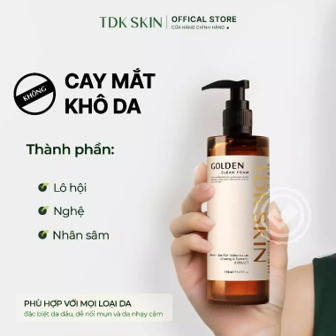 Combo chăm sóc da Serum Newskin + Sữa rửa mặt Golden Clean Foam - Làm sạch sâu, dưỡng ẩm, giá chỉ 468.000₫