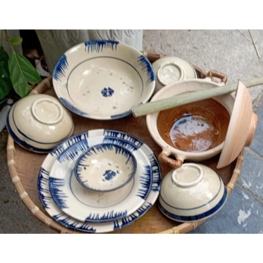 Combo chén bát sưa gia đình nhỏ 12 chiếc - Thiết kế hiện đại, giá chỉ 179.000₫ (giảm từ 232.700₫)