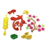 Combo chữ Phúc Thọ Lộc Phát Tài – Dán dưa, dừa, bưởi, quạt, mẹt | Set Trang Trí Tết Nguyên Đán 2.024 giảm giá 19.710₫ 5