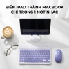 Combo Chuột Bàn Phím Bluetooth SMTech Không Dây Êm Ái Giá 168k cho Laptop iPad 2