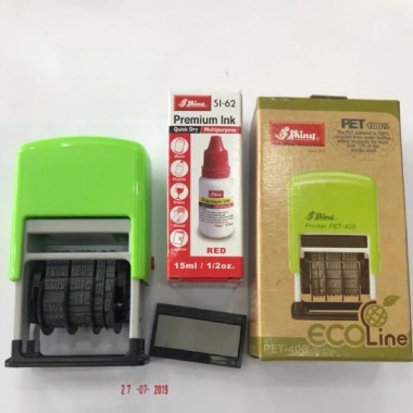 Combo Con Dấu Ngày Tháng Năm Shiny Pet 400 và Hộp Mực Chuyên Dụng Đa Chất Liệu Giá 295.000₫