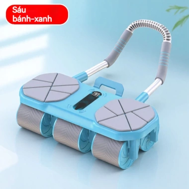 Combo con lăn tập bụng 6 bánh và thảm Giảm eo, siết chặt cơ bụng, giá 269.000₫