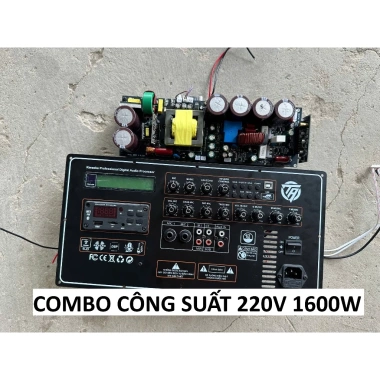Combo công suất 220V 1.600W 1 kênh mono - Tiết kiệm, giá chỉ 4.73 triệu 2 Combo công suất 220V 1.600W 1 kênh mono - Tiết kiệm, giá chỉ 4.73 triệu 2