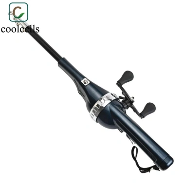 Combo Coolcells cuộn cột cá + cần câu kính thiên văn gập, cần quay mini di động, dây câu, câu cá, 393.910 VND