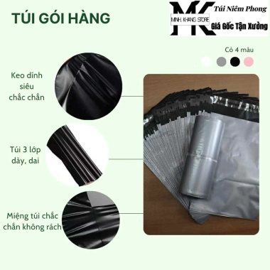 Combo cuộn 100 túi đa màu đa size - Siêu dai, siêu dính, giá ưu đãi 40.150 VND