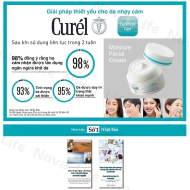 Combo Curel Da Khô và Nhạy Cảm - Kem Dưỡng Phục Hồi + Sữa Rửa Mặt Tạo Bọt, Ngừa Khô Căng, Mẩn Đỏ, 233.901₫ 6