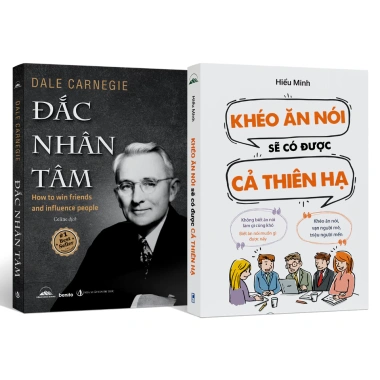 Combo Đắc Nhân Tâm + Khéo Ăn Nói - Sách phát triển bản thân, giảm còn 109.000 VND