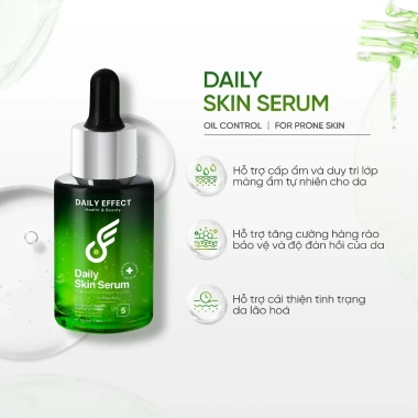 Combo DAILY EFFECT Sữa Rửa Mặt 120ml + Serum HA B5 30ml + Gel Chấm Mụn 5g - Làm sạch Dưỡng ẩm mụn - 639.000đ