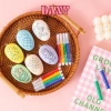 Combo DANY 3/5 Trứng Tô Màu Bé Sáng Tạo – Tặng Bút Lông, Giao Ngay, Giá 27.000₫