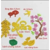 Combo Đào Rời Đáy Phẳng Dán Dưa Dừa Bưởi Trang Trí Tết - Giá 25.000 VNĐ Giảm Sốc 4