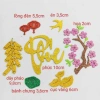 Combo Đào Rời Đáy Phẳng Dán Dưa Dừa Bưởi Trang Trí Tết - Giá 25.000 VNĐ Giảm Sốc 6