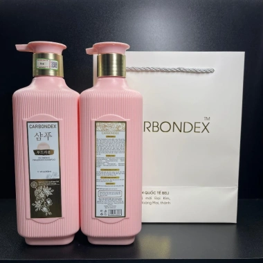 Combo Dầu Gội CARBONDEX Chính Hãng 800ml - Kiềm Dầu, Ngăn Gãy Rụng, Hương Nước Hoa Hàn Quốc, Giá 75.000
