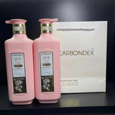 Combo Dầu Gội CARBONDEX Chính Hãng 800ml - Kiềm Dầu, Ngăn Gãy Rụng, Hương Nước Hoa Hàn Quốc, Giá 75.000