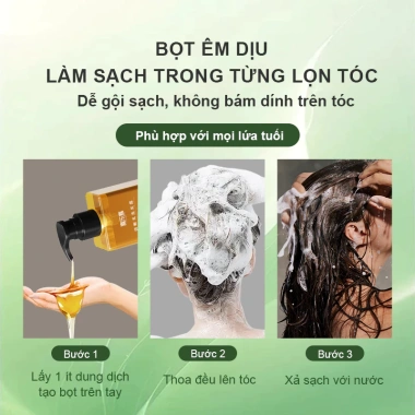 Combo Dầu Gội & Dầu Xả Khổ Sâm Ngăn Rụng Tóc 400ml - Mọc Tóc, Giá Ưu Đãi 400.000VND 7 Combo Dầu Gội & Dầu Xả Khổ Sâm Ngăn Rụng Tóc 400ml - Mọc Tóc, Giá Ưu Đãi 400.000VND 7