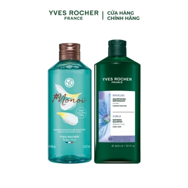 Combo Dầu Gội Không Sulfate Yves Rocher + Sữa Tắm 2 trong 1 Hương Tiaré Monnoi 300ml và 400ml - Giá 544k 9