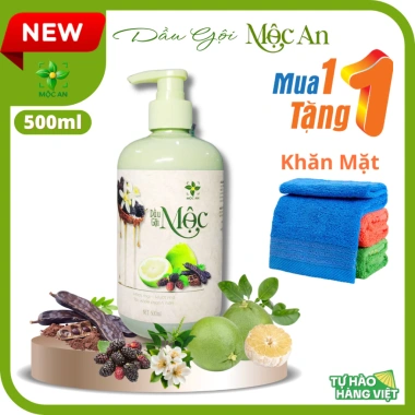 Combo Dầu Gội Mộc AN 300ml + Mộc 500ml Thiên Nhiên Giảm Rụng Tóc Suôn Mượt 125k 5 Combo Dầu Gội Mộc AN 300ml + Mộc 500ml Thiên Nhiên Giảm Rụng Tóc Suôn Mượt 125k 5